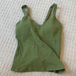Lululemon Align Green Waist-Length Tank Top